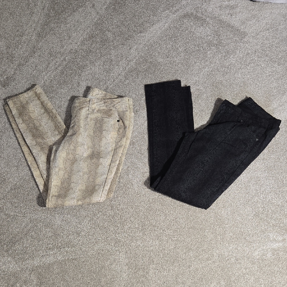 Rue21 Textured Tan and Cream Fabric 9/10